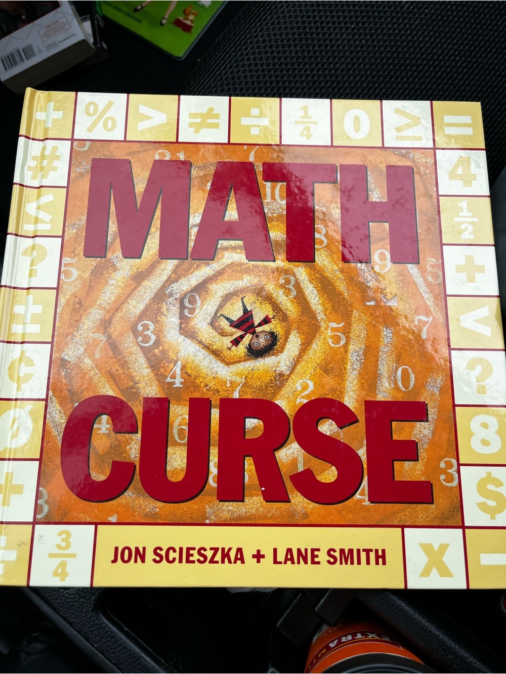 Math Curse Picture Book Hardcover Jon Scieszka Lane Smith Teacher STEM